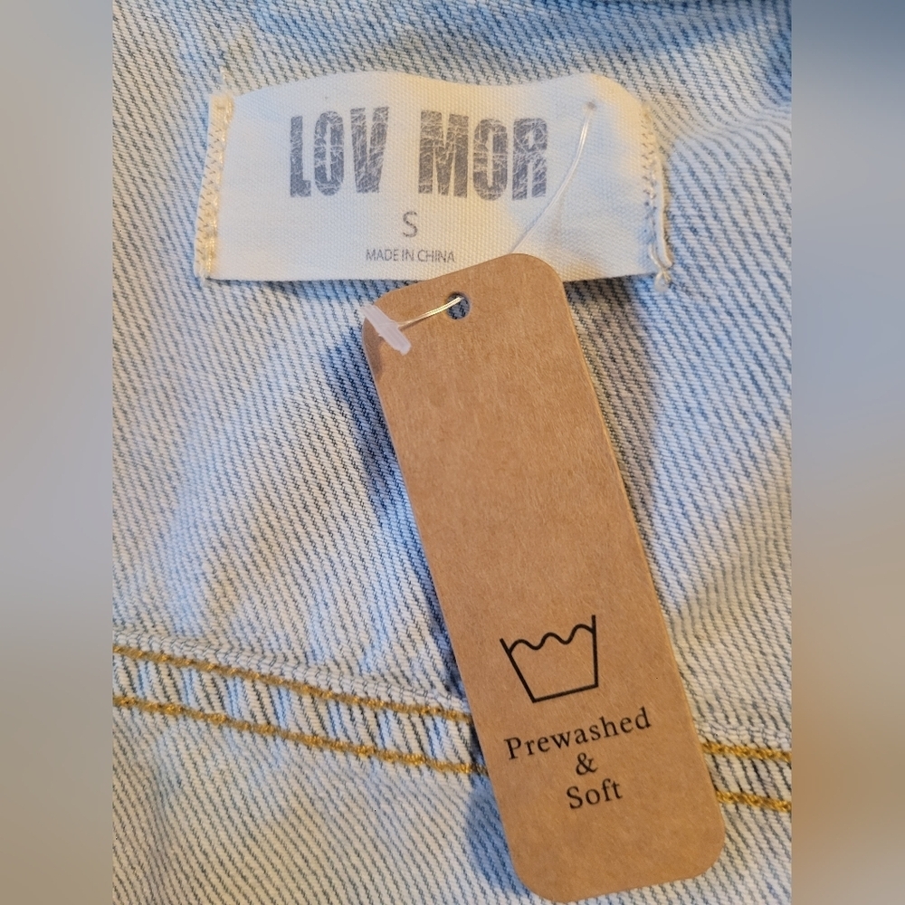 Denim Wide Leg Jumpsuit Bohomien Retro Utility Chic - Picture 2 of 6